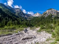 Österreich - Plumsjochhütte - Ausgetrocknetes Bärental mit Gipfelkranz rundrum